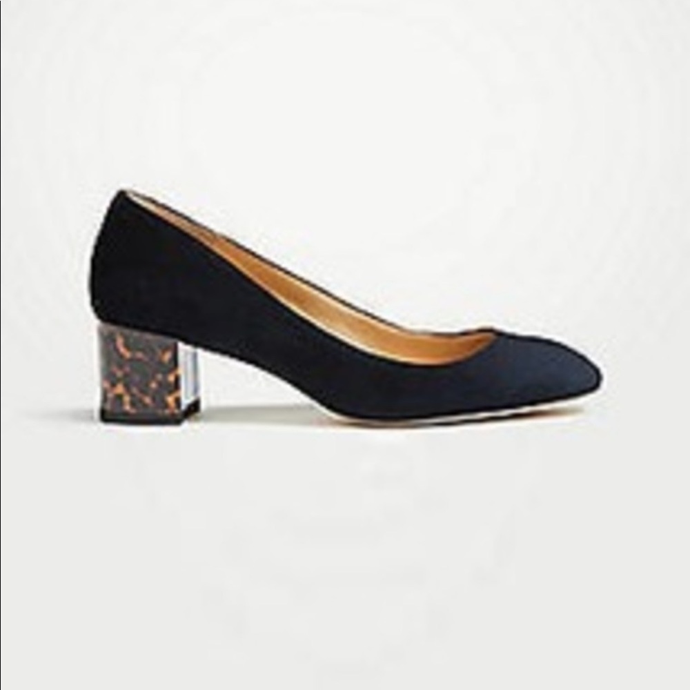 🚚Moving Sale🚚 Lorene suede pumps with block heel